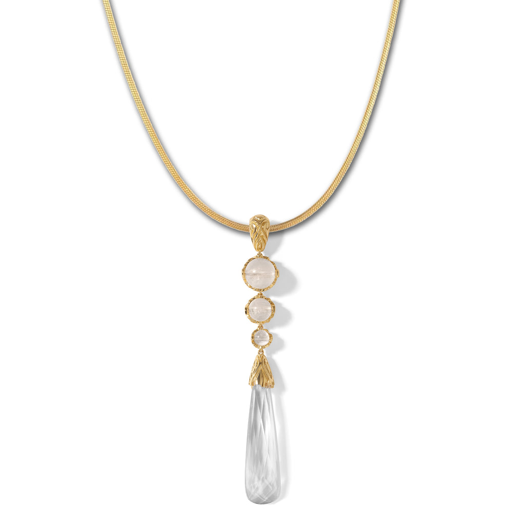 Quartz Dew Drop Pendant