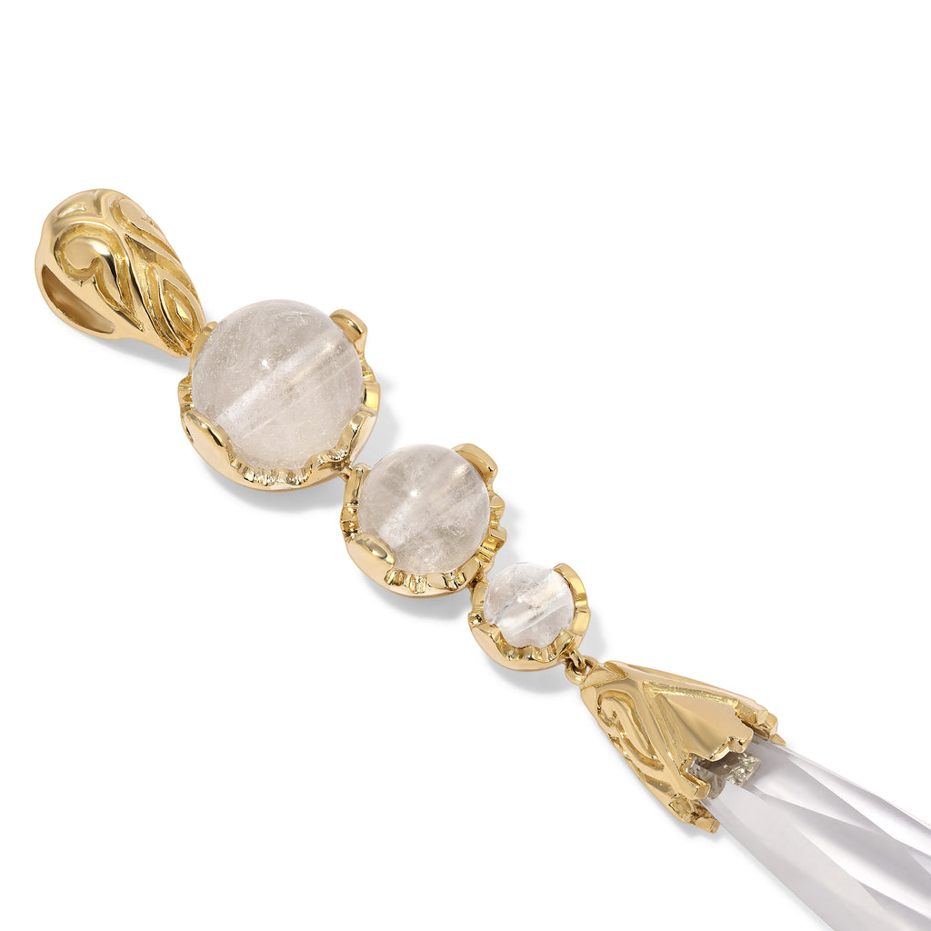 Quartz Dew Drop Pendant