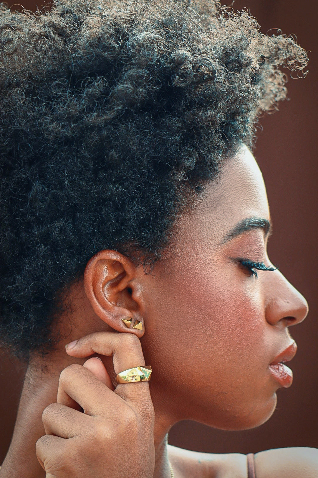 Trilogy Studs, Sterling Silver