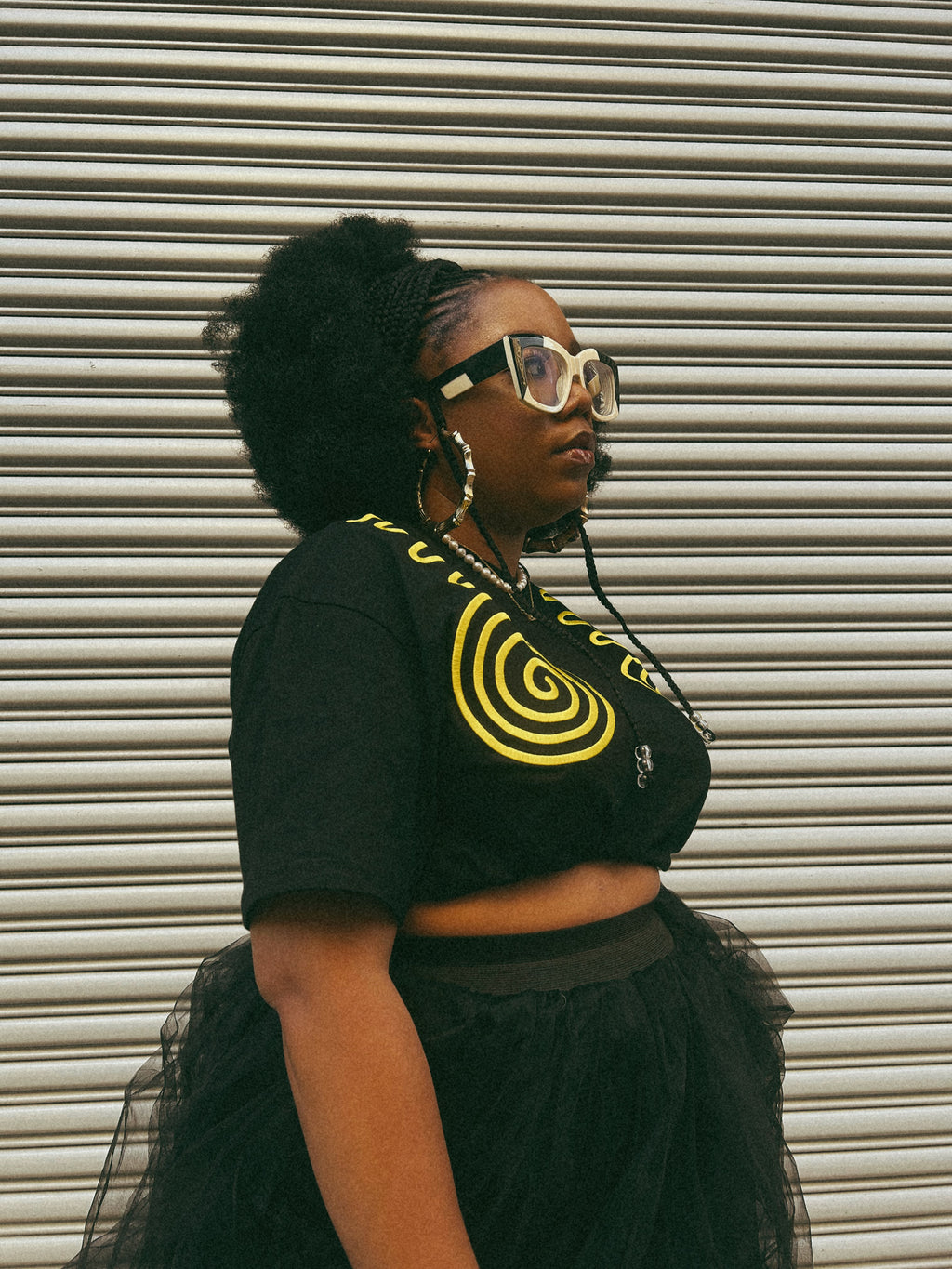 CHESTINE Beaded Wht Topaz Choker