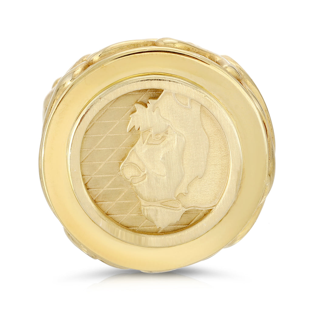 Lioness Cocktail Ring, Gold