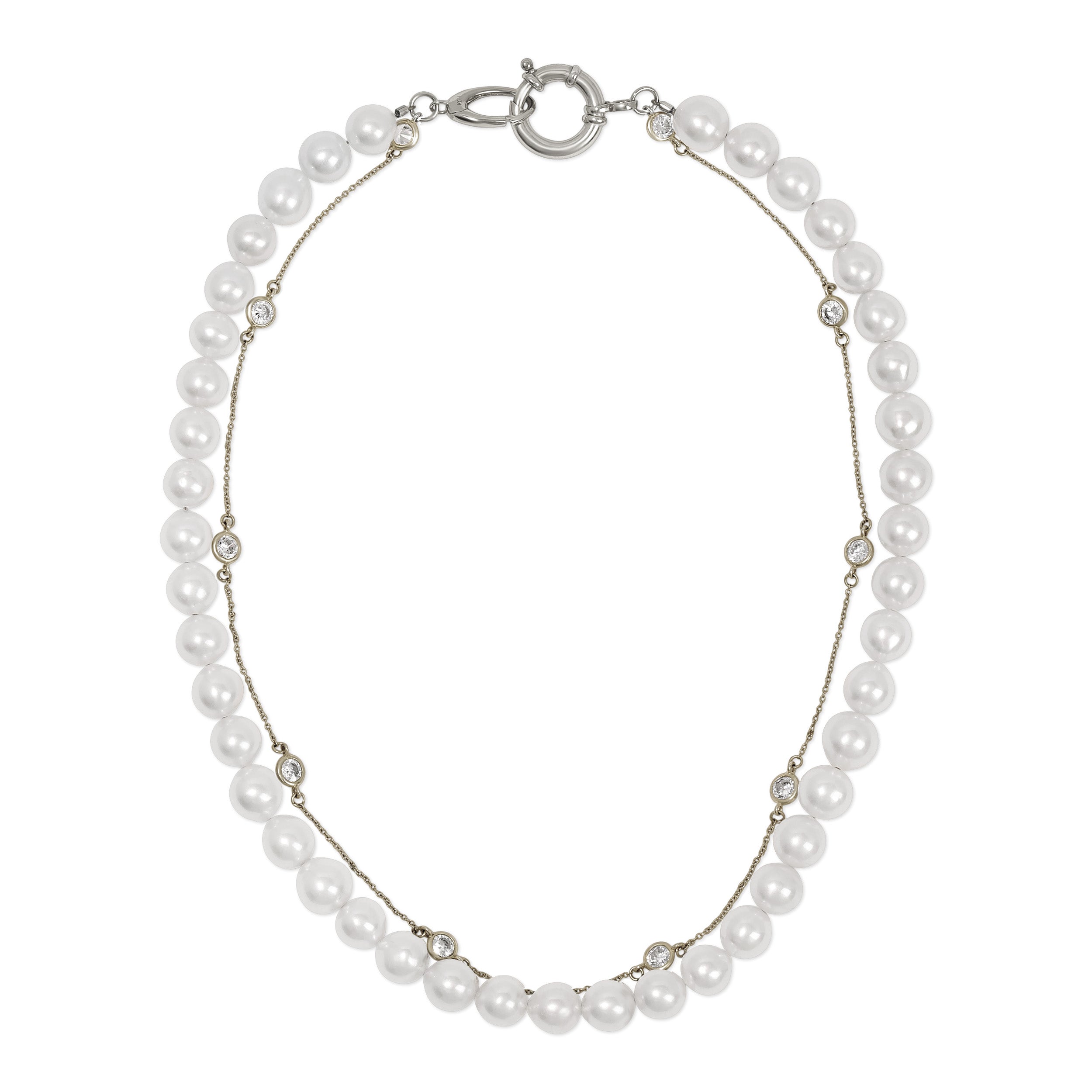 CHESTINE Beaded Wht Topaz Choker – Mae+Lang Jewels